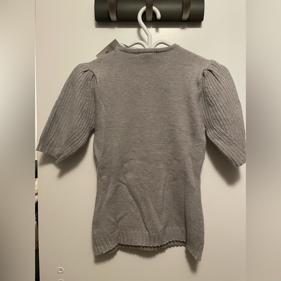 BNWT Mexx Grey Short Sleeved Sweater - Picture 3 of 5